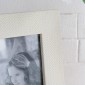 Artekko Lisa MDF Κορνίζα με Λευκό Τεχνόδερμα για Φωτογραφία 4.5x6.5" (21x2x26)cm