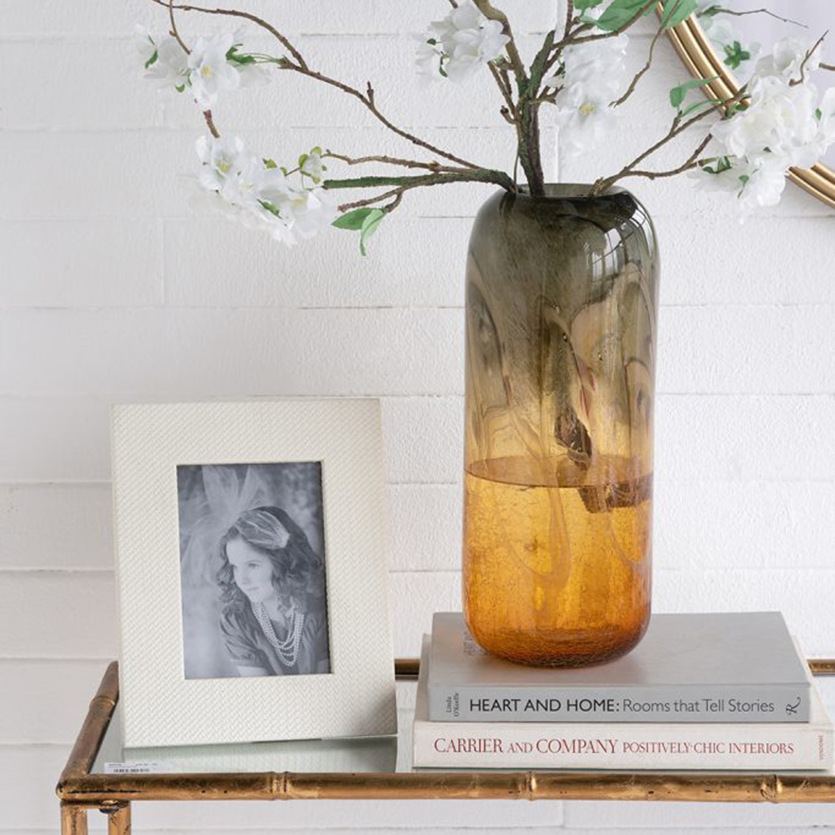 Artekko Lisa MDF Κορνίζα με Λευκό Τεχνόδερμα για Φωτογραφία 4.5x6.5" (21x2x26)cm
