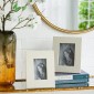 Artekko Lisa MDF Κορνίζα με Λευκό Τεχνόδερμα για Φωτογραφία 4.5x6.5" (21x2x26)cm