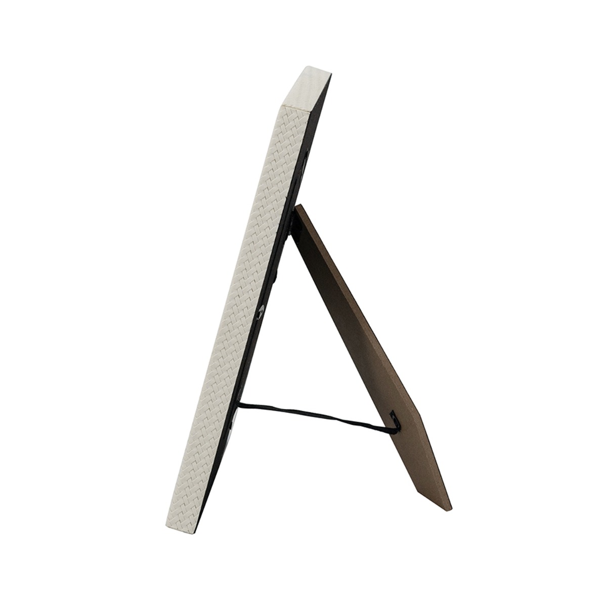 Artekko Lisa MDF Κορνίζα με Λευκό Τεχνόδερμα για Φωτογραφία 3.5x5.5" (19x2x24)cm