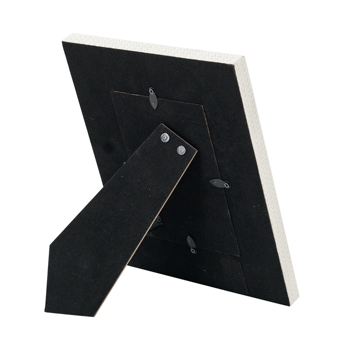 Artekko Lisa MDF Κορνίζα με Λευκό Τεχνόδερμα για Φωτογραφία 3.5x5.5" (19x2x24)cm