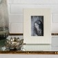 Artekko Lisa MDF Κορνίζα με Λευκό Τεχνόδερμα για Φωτογραφία 3.5x5.5" (19x2x24)cm