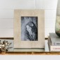Artekko Lisa MDF Κορνίζα με Γκρι Τεχνόδερμα για Φωτογραφία 4.5x6.5" (21x2x26)cm