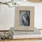 Artekko Lisa MDF Κορνίζα με Γκρι Τεχνόδερμα για Φωτογραφία 4.5x6.5" (21x2x26)cm