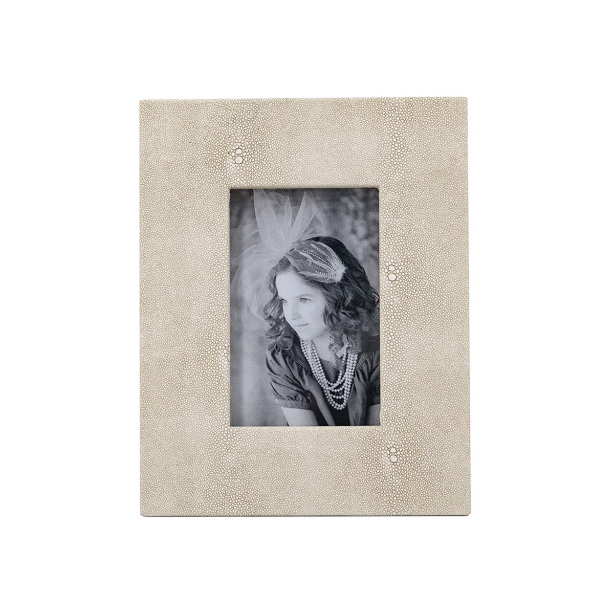 Artekko Lisa MDF Κορνίζα με Γκρι Τεχνόδερμα για Φωτογραφία 3.5x5.5" (19x2x24)cm