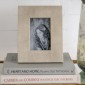 Artekko Lisa MDF Κορνίζα με Γκρι Τεχνόδερμα για Φωτογραφία 3.5x5.5" (19x2x24)cm