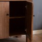 Artekko Veil Καφέ Μπουφές από Ξύλο Ακακίας (137.2x40.6x75.8)cm