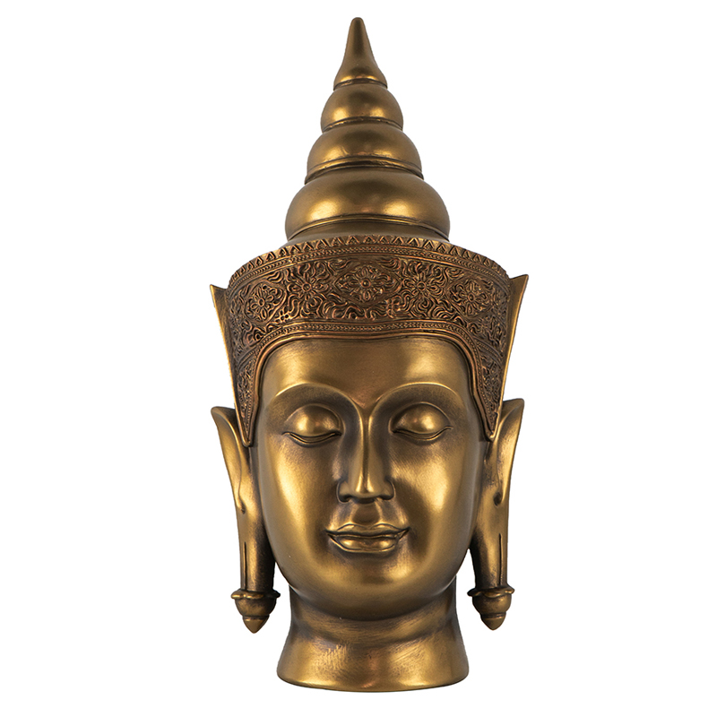 Artekko Buddha Προτομή διακοσμητική Βούδας μεγάλη 16X19X36
