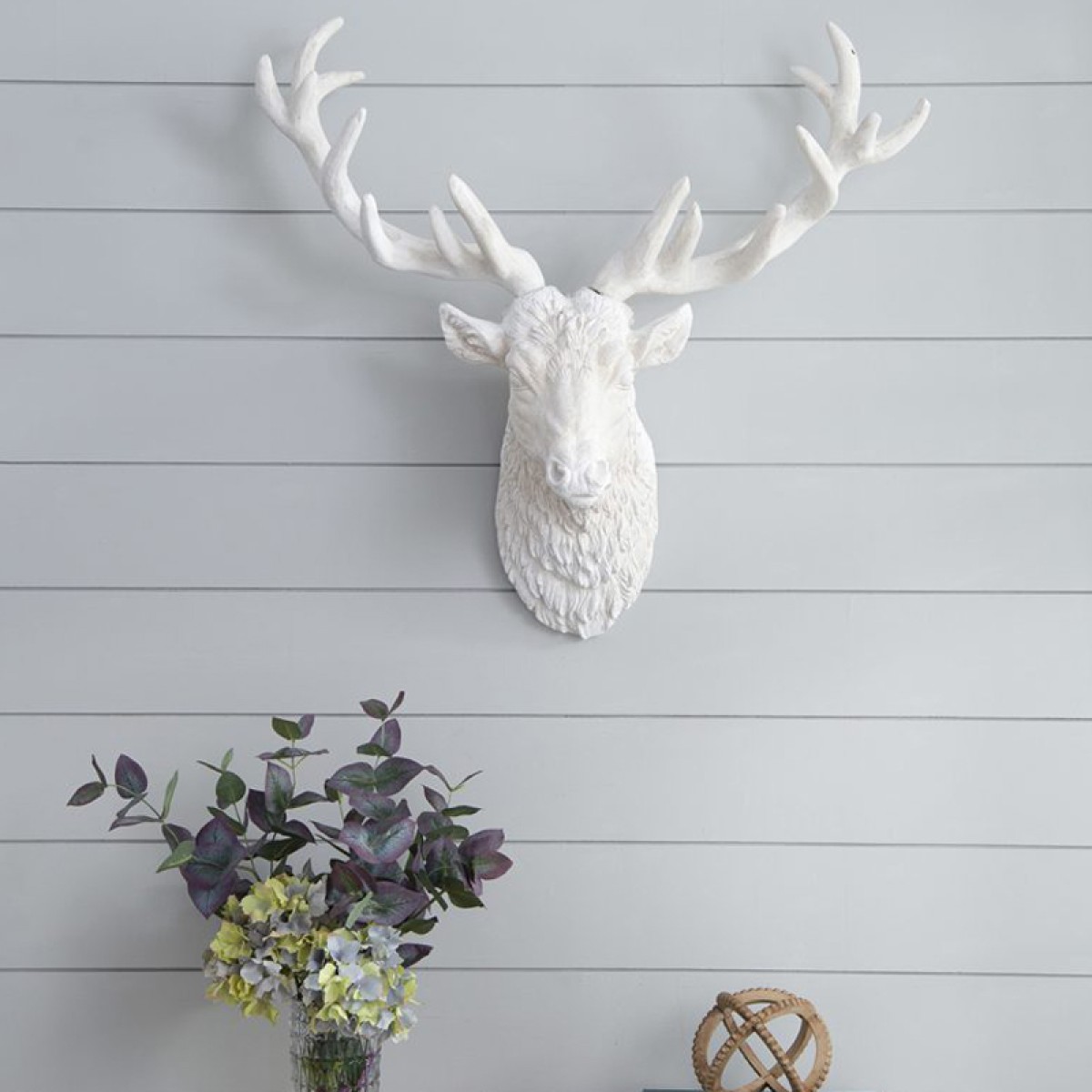 Artekko Slioc Διακοσμητικό Τοίχου Χρυσό  "Deer" (66x33x81)cm