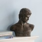 Artekko Atticus Προτομή Διακοσμητική από Μαγνήσιο Γκρι (49x23x57)cm