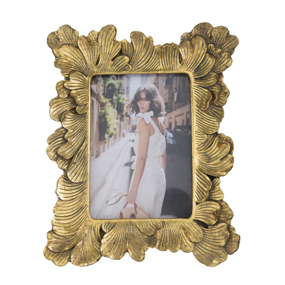 Artekko Duchess Κορνίζα (5″x7″) Ρητίνη Χρυσό (27x21x3)cm
