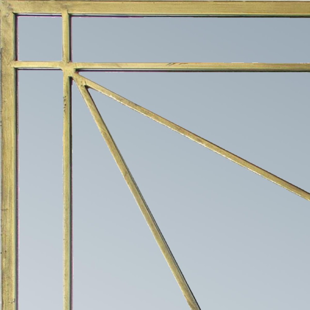 Καθρέπτης ArteLibre Χρυσό Μέταλλο 84x3.5x84cm