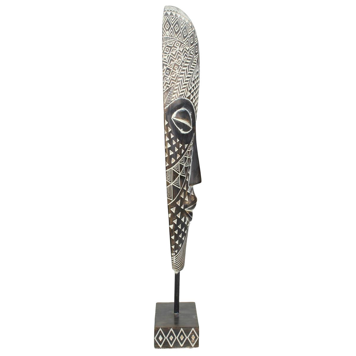 Διακοσμητικό ArteLibre Μάσκα Καφέ Polyresin 10.2x7x40.5cm