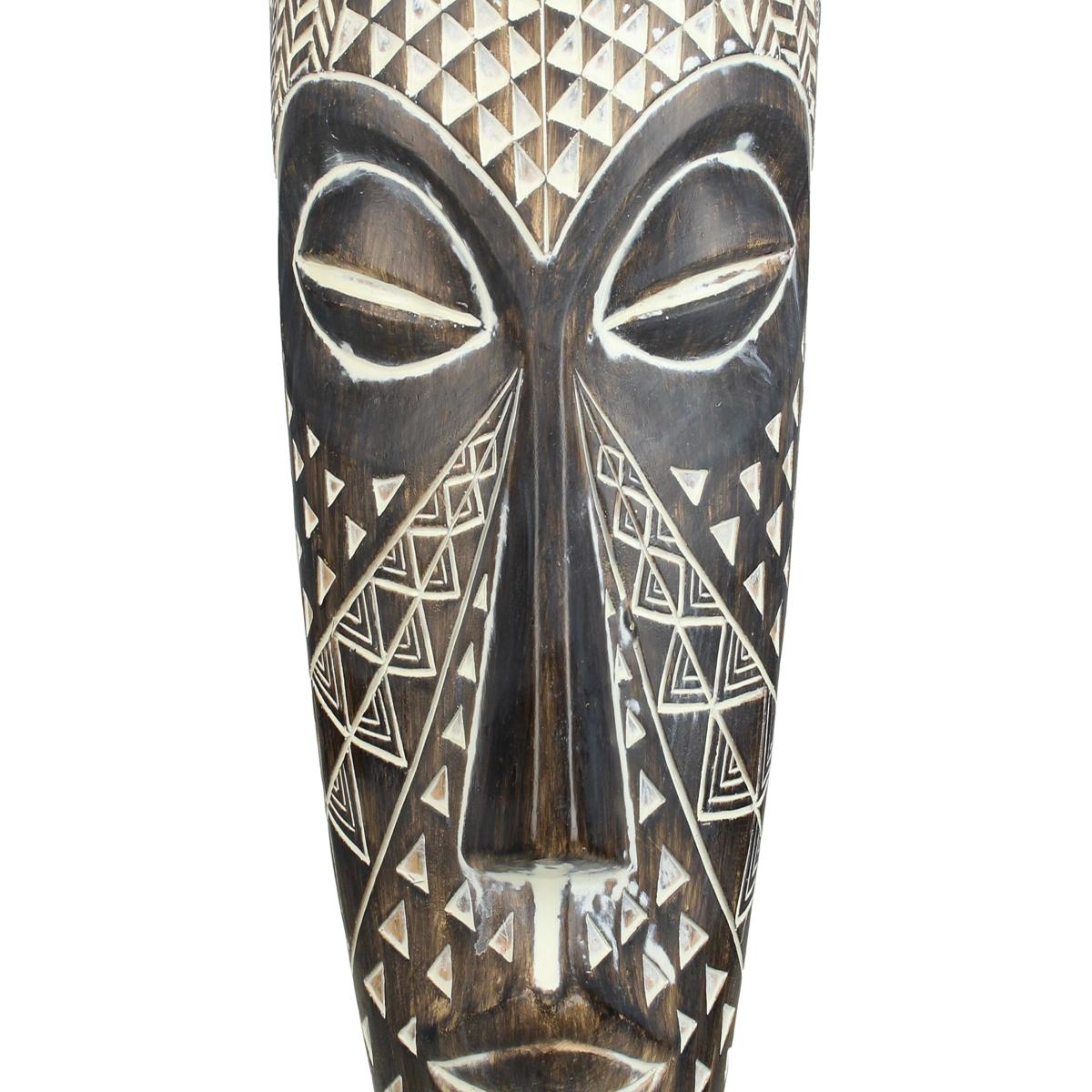 Διακοσμητικό ArteLibre Μάσκα Καφέ Polyresin 10.2x7x40.5cm