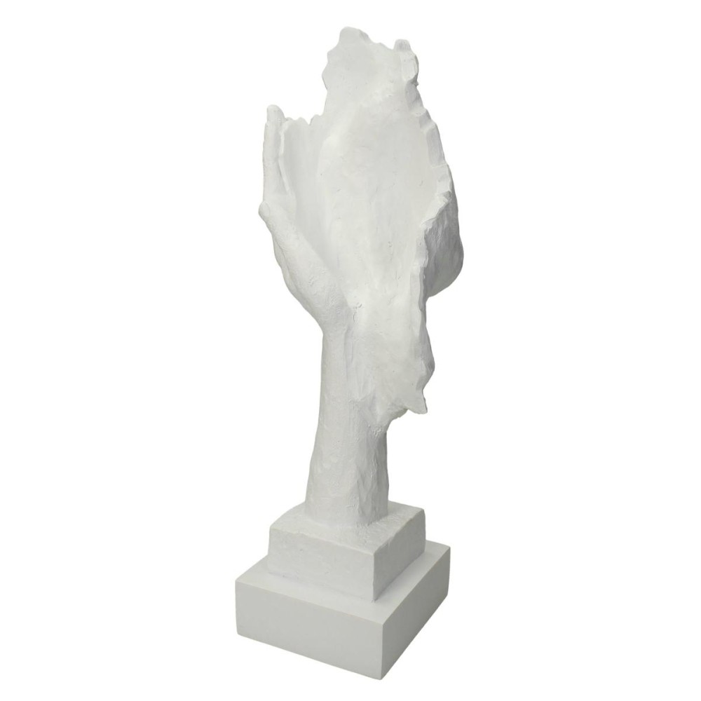 Διακοσμητικό ArteLibre Πρόσωπο Λευκό Polyresin 15.5x13x33cm