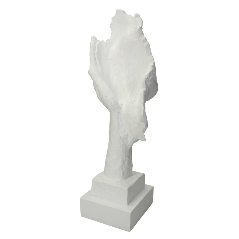 Διακοσμητικό ArteLibre Πρόσωπο Λευκό Polyresin 15.5x13x33cm