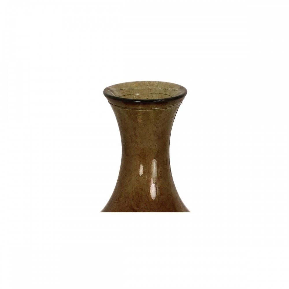 Βάζο ArteLibre Καφέ Ανακυκλωμένο Γυαλί 40x40x65cm