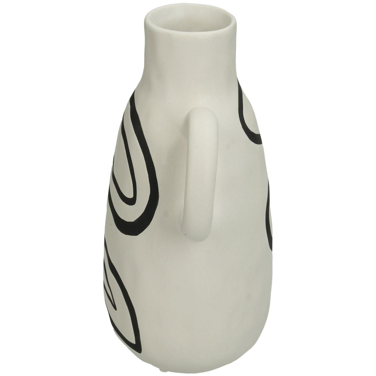 Βάζο ArteLibre Λευκό Δολομίτης 13.5x10.5x16.2cm