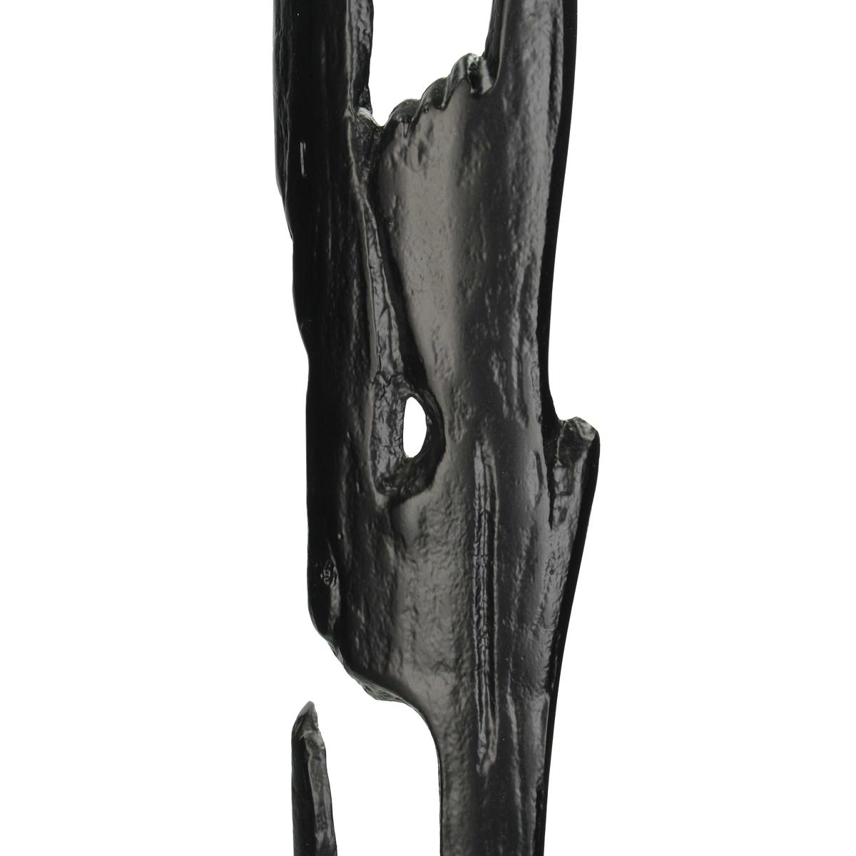 Διακοσμητικό ArteLibre Μαύρο Αλουμίνιο 13x12x67cm