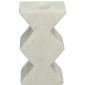 Κηροπήγιο ArteLibre Λευκό Μάρμαρο 8x4x15.5cm