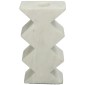 Κηροπήγιο ArteLibre Λευκό Μάρμαρο 8x4x15.5cm