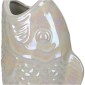 Βάζο ArteLibre Ψάρι Ιβουάρ Κεραμικό 15.5x10.5x28cm
