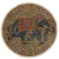 Χαλί ArteLibre Ελέφαντας Πολύχρωμο Βαμβακερό 120x120cm
