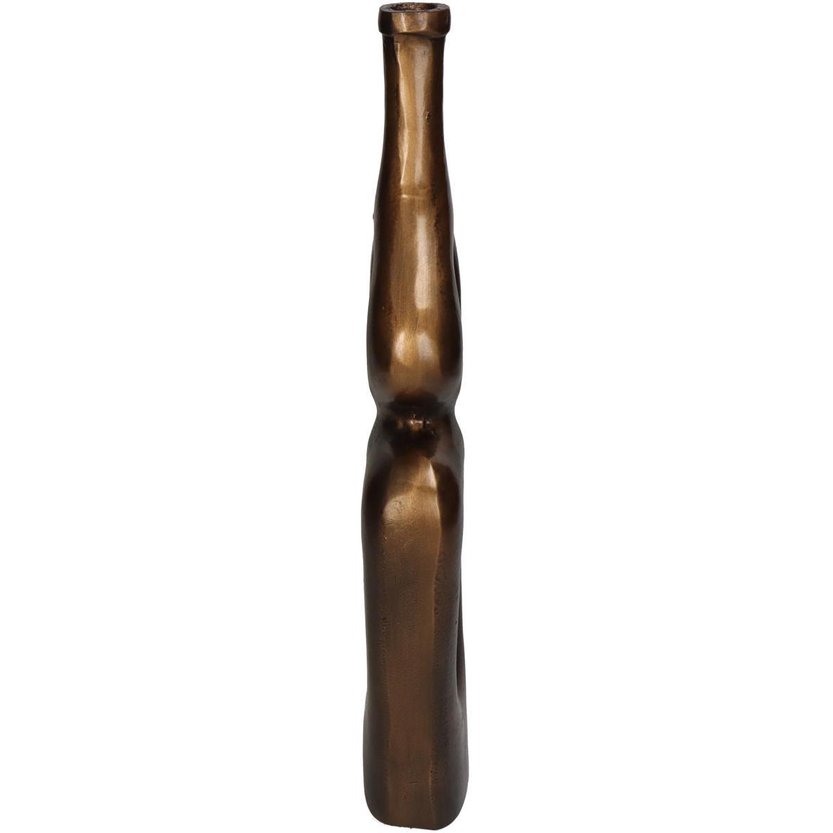 Βάζο ArteLibre Μπρονζέ Αλουμίνιο 16x5x39cm