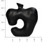 Βάζο ArteLibre Ακανόνιστο Μαύρο Polyresin 22.5x8x23.5cm