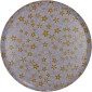 Δίσκος ArteLibre Λουλούδια Πολύχρωμο Μέταλλο 33x33x1.8cm