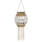 Φανάρι ArteLibre Καφέ/Λευκό Μπαμπού/Rattan 29cm