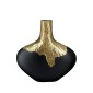Βάζο ArteLibre Χρυσό/Μαύρο Αλουμίνιο 5x30x30cm Βάζο ArteLibre Χρυσό/Μαύρο Αλουμίνιο 5x30x30cm
