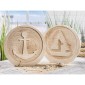 Διακοσμητικό ArteLibre Πλοίο Φυσικό Ξύλο 26x3x25cm Σε 2 Σχέδια