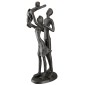 Γλυπτό 'Familiengluck' Σιδερένιο Καφέ 5.5x9x20cm