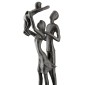 Γλυπτό 'Familiengluck' Σιδερένιο Καφέ 5.5x9x20cm