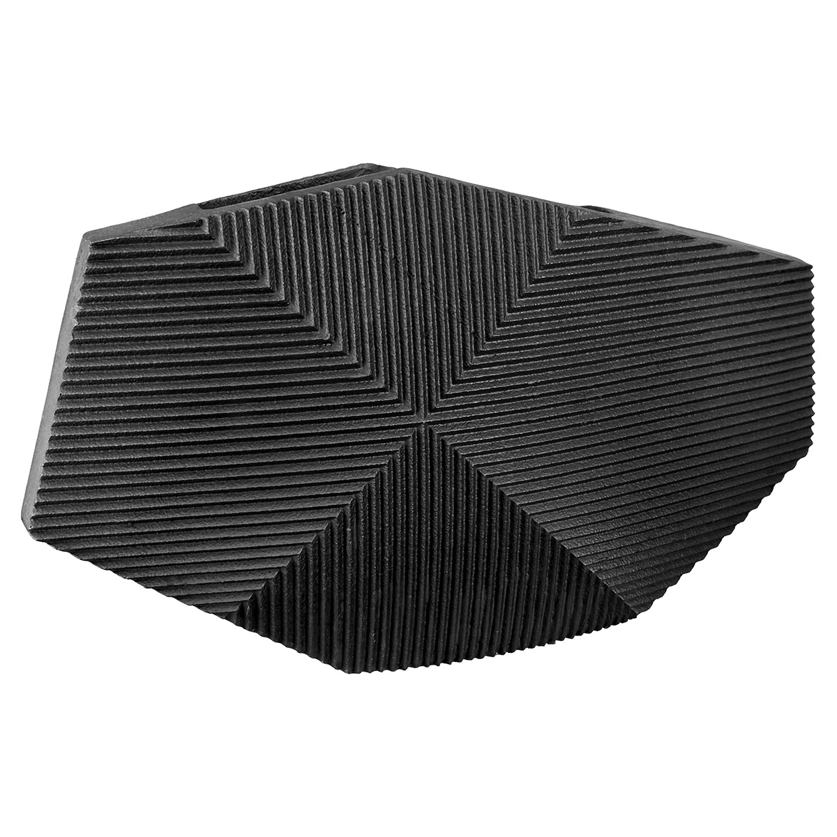 Βάζο 'Heptagon' Πολυρεζίνη Μαύρο 10x38x21.5cm