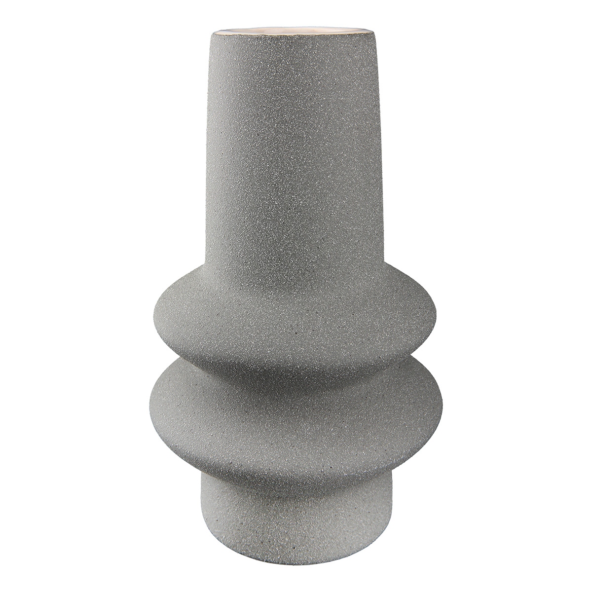 Βάζο 'Radon' Κεραμικό Μπεζ/Γκρι 2Τμχ 19.5x11cm