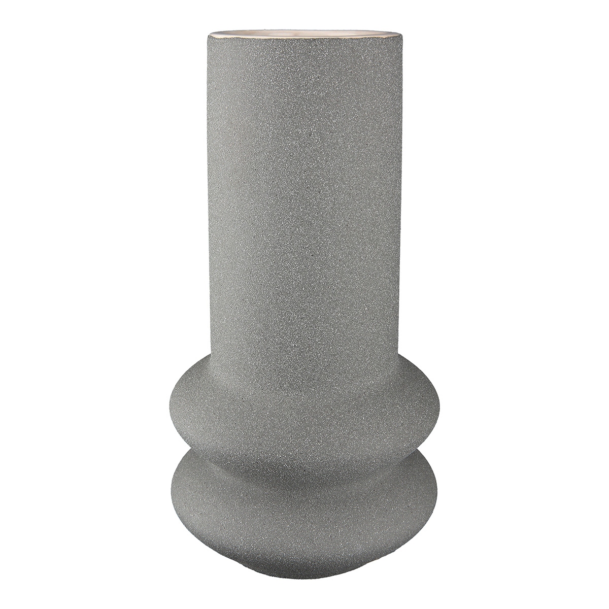 Βάζο 'Radon' Κεραμικό Μπεζ/Γκρι 2Τμχ 24.5x13cm