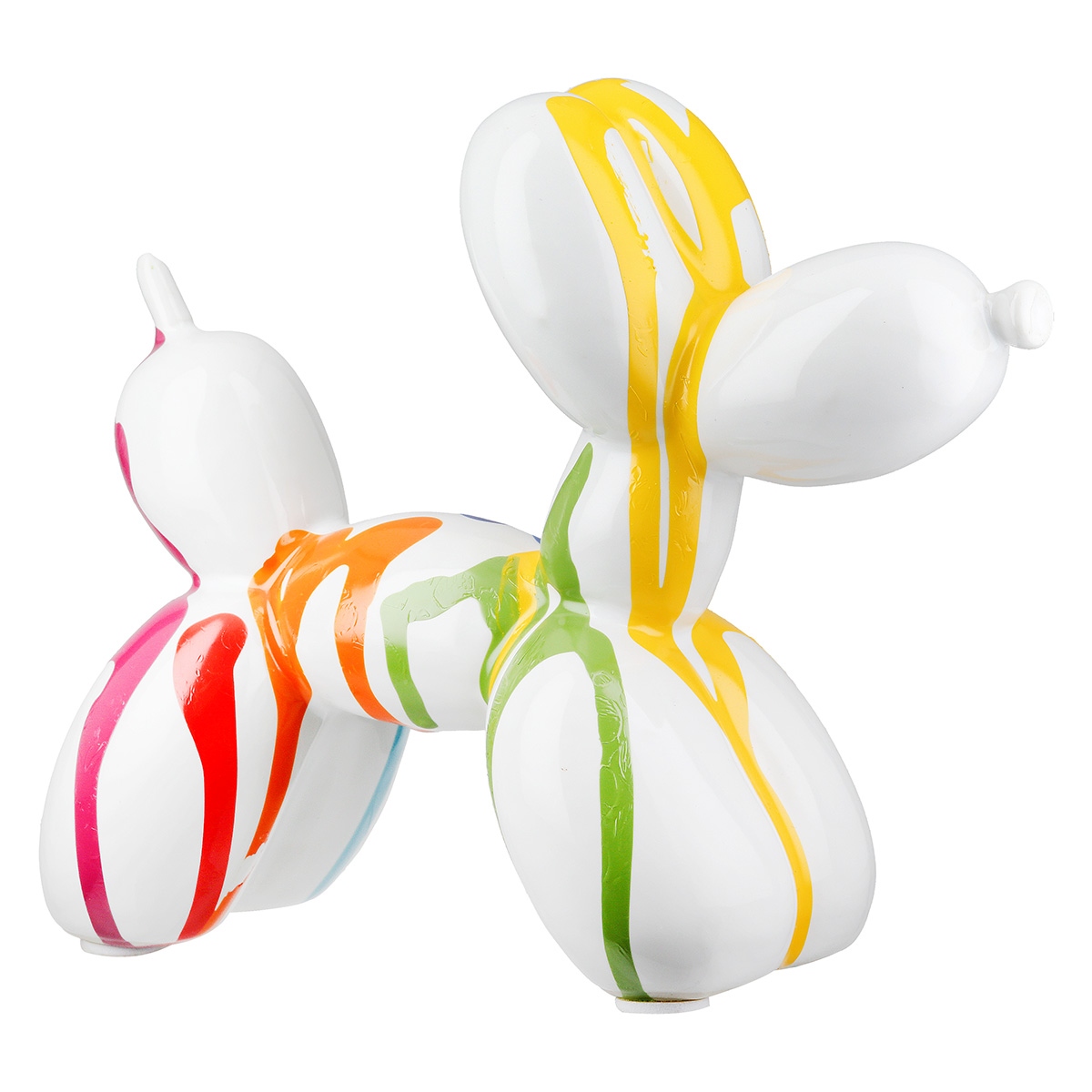 Φιγούρα Σκύλος 'Colori' Balloon Dog Κεραμικό Πολύχρωμο/Λευκό 7.5x18.5x15cm