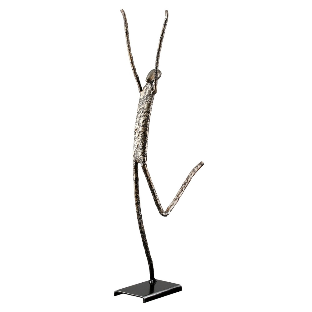 Φιγούρα Άτομο 'Emotion' Μέταλλο Ασημί 2Τμχ 5.5x17x36cm