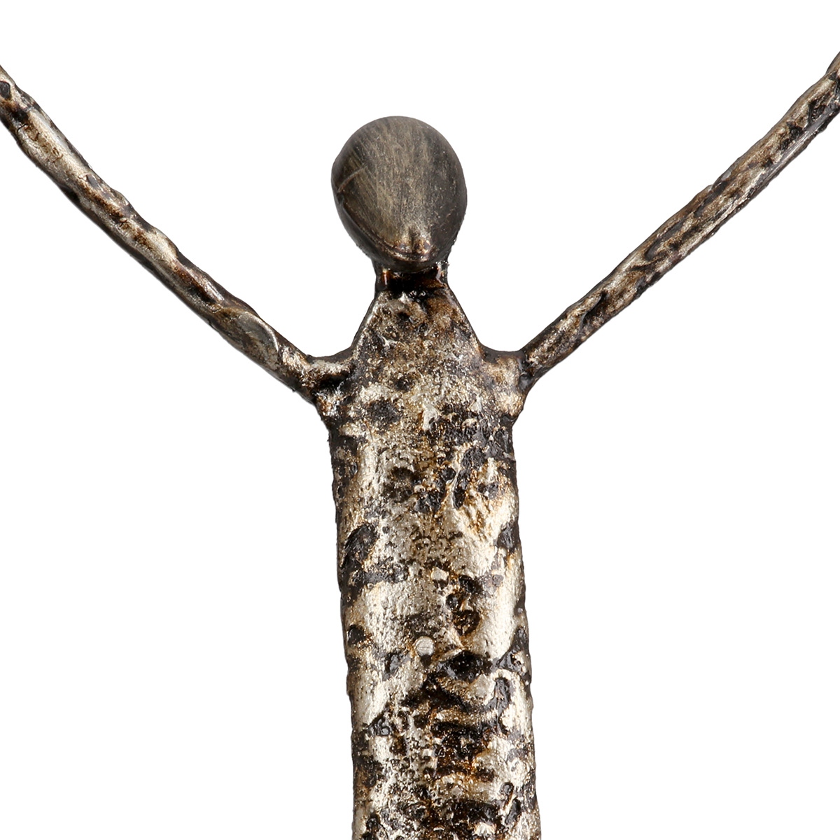 Φιγούρα Άτομο 'Emotion' Μέταλλο Ασημί 2Τμχ 5.5x17x36cm