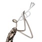Φιγούρα Μουσικός 'Ribbon' Μέταλλο Μπρονζέ 5x15x54cm