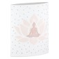 Διακοσμητικό Φως (LED) Έλλειψη 'Namaste' Yoga Χαρτί Λευκό 2Τμχ 6x13x16cm