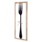 Wall Relief "Vintage Cutlery" Μέταλλο Μαύρο PU Pcs. Assorted 30x3x80cm