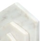 Βιβλιοθήκη Σπίτι Μαρμάρινο Μπεζ Λευκό 11X5X12Cm 11X5X12Cm