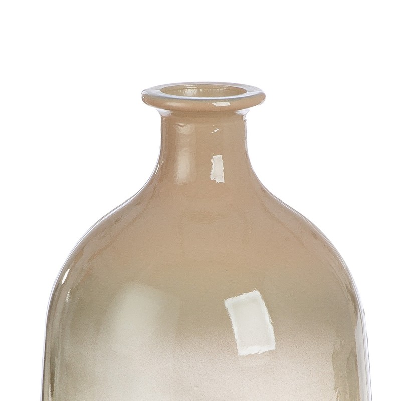 Βάζο Μπουκάλι Γυαλικά Καφέ D16X38Cm D16X38Cm
