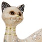 Figure Cat Synthetic Resin Ανοιχτό καφέ 21X8X12Cm 21X8X12Cm