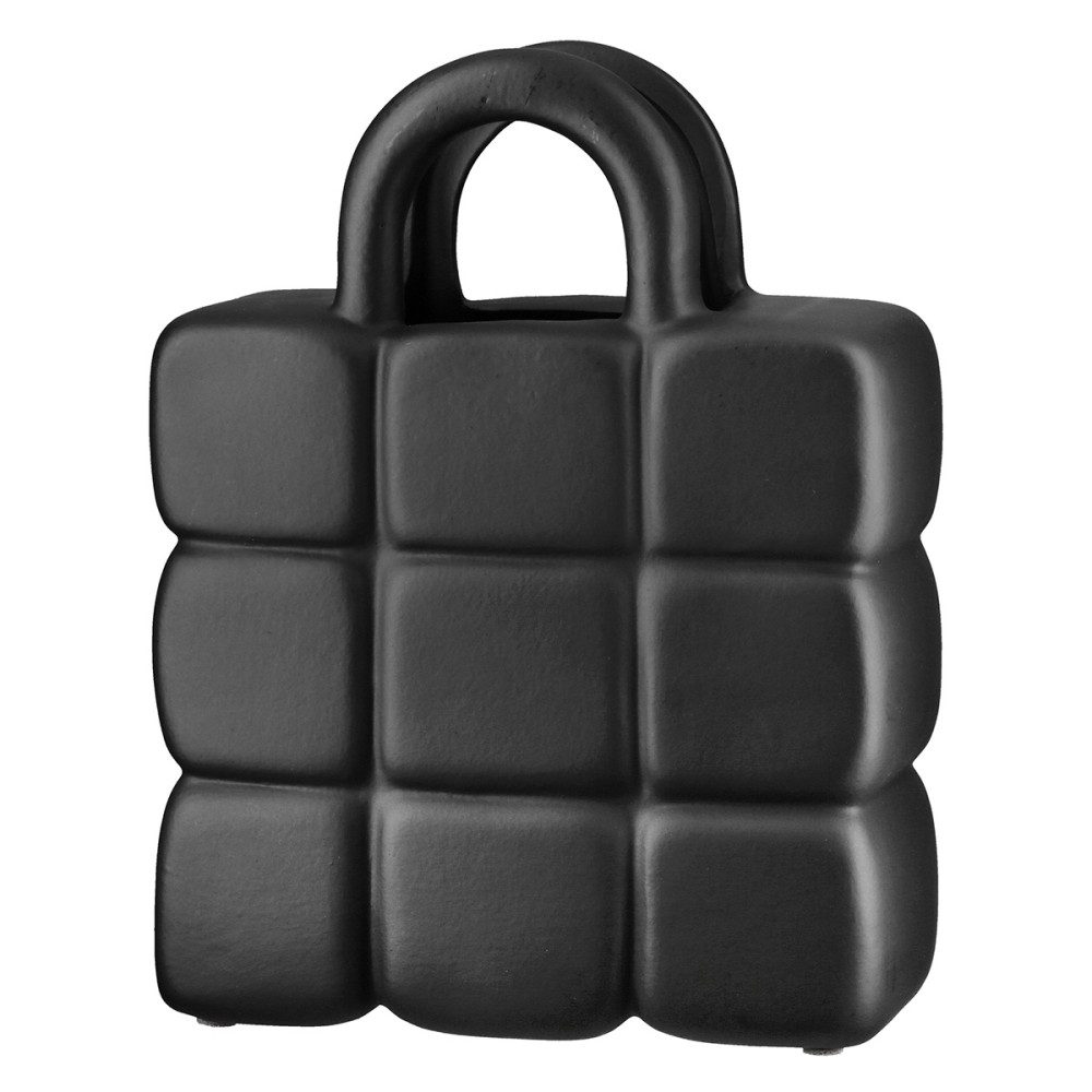 Βάζο Κεραμικό Μαύρο Λευκό 2 Ποικιλία 15X5X19Cm 15X5X19Cm