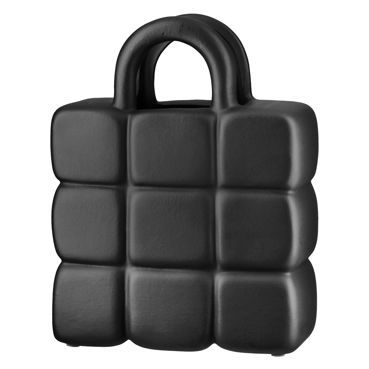 Βάζο Κεραμικό Μαύρο Λευκό 2 Ποικιλία 15X5X19Cm 15X5X19Cm