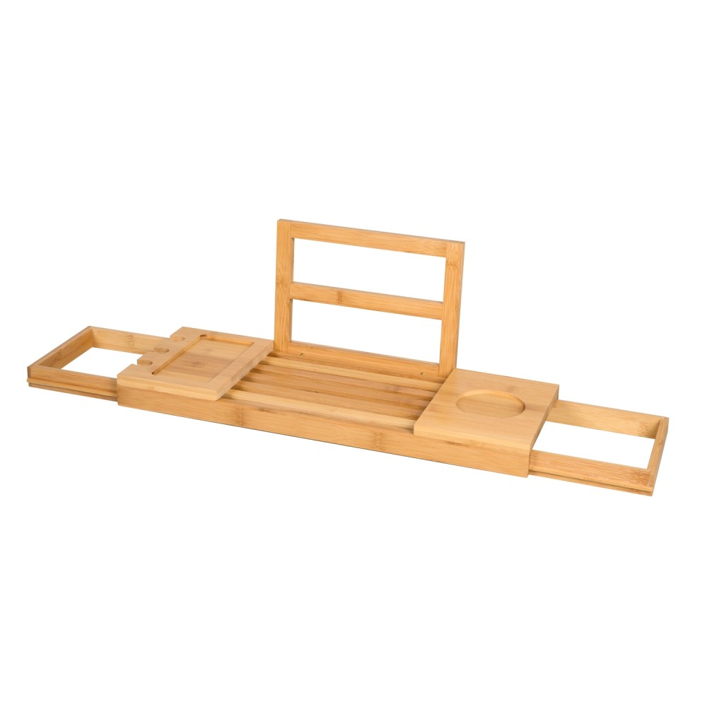 Ράφι Μπάνιου Επεκτάσιμο 50-92x18x4cm Μπαμπού
